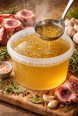 Конский мясо костный бульон