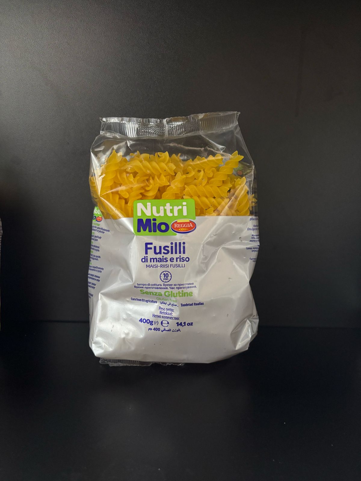 Макароны спираль безглютена Nutri Mio