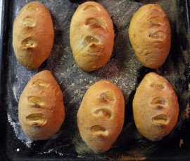Пирожки печеные на закваске с картошкой (2 шт)