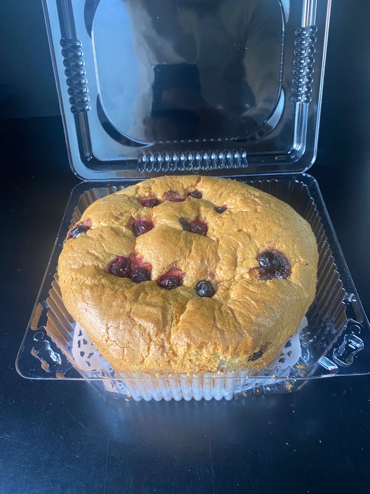 Мини пирог черничный